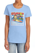 Dubble Bubble Surf'n USA Gum Womens T-Shirt