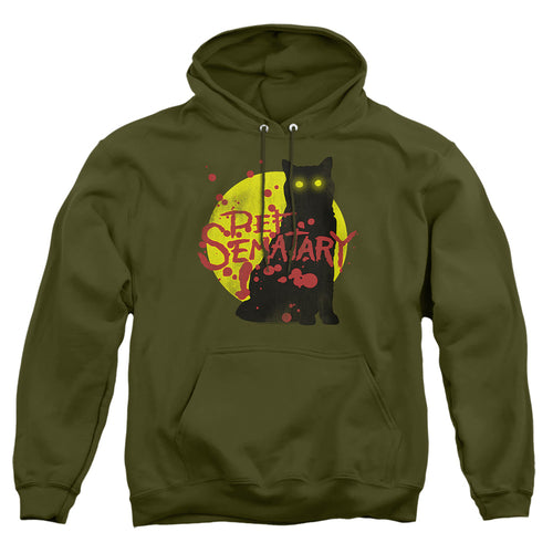 Pet Sematary Graphic Cat Pullover Hoodie