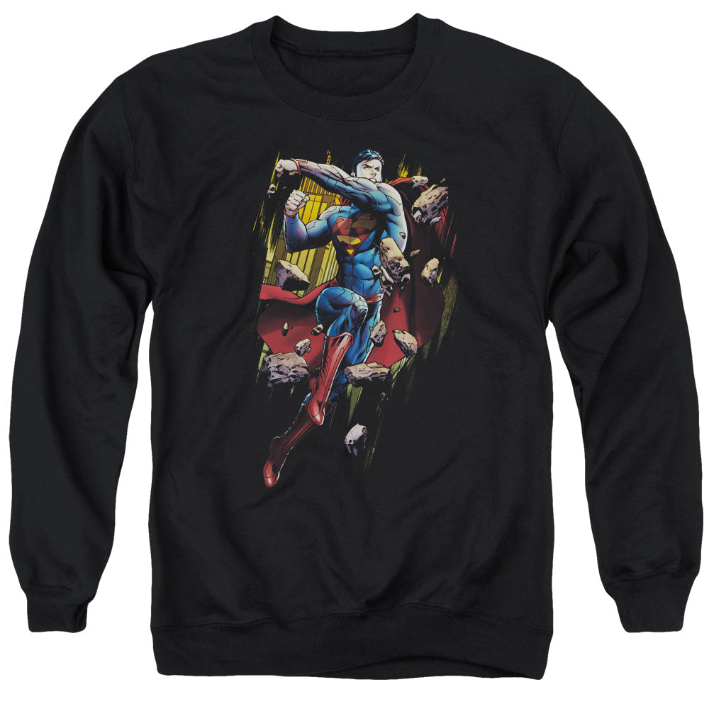 Superman Flying Determination Crewneck Sweatshirt