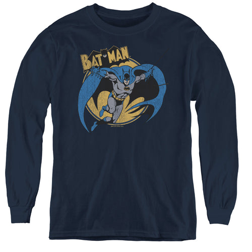 Batman Through The Night Youth Long Sleeve T-Shirt