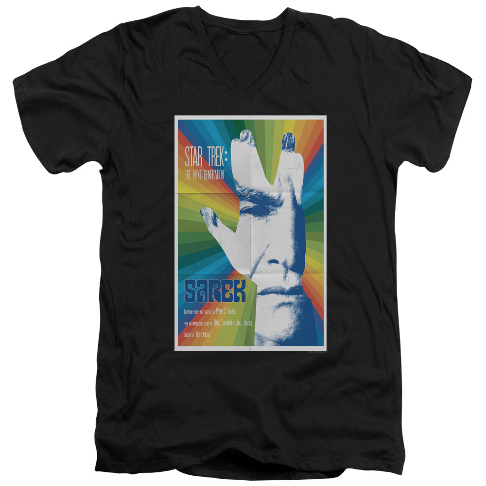 Star Trek Sarek Black V-Neck T-Shirt