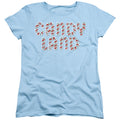 Candy Land Candy Cane Logo Womens T-Shirt