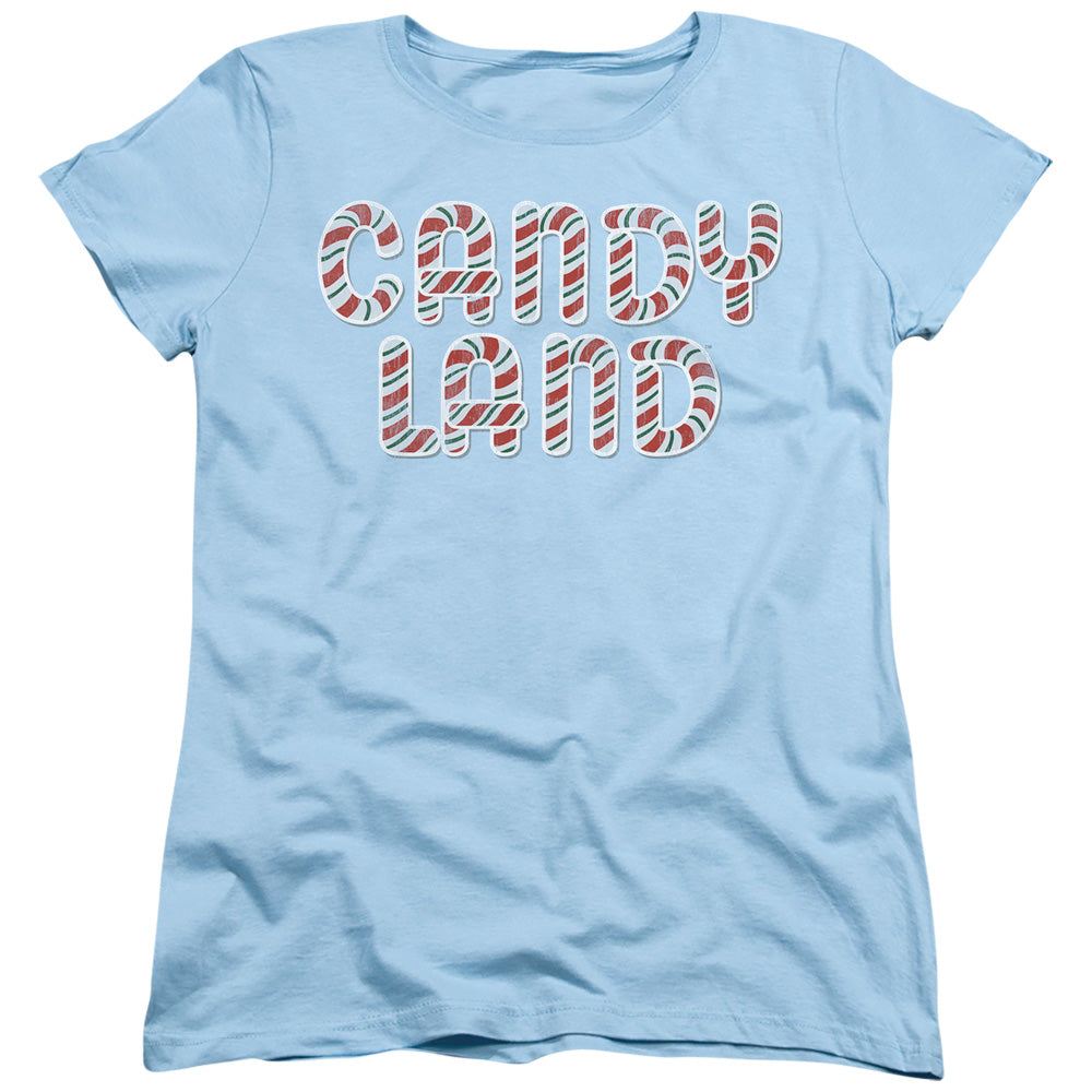 Candy Land Candy Cane Logo Womens T-Shirt