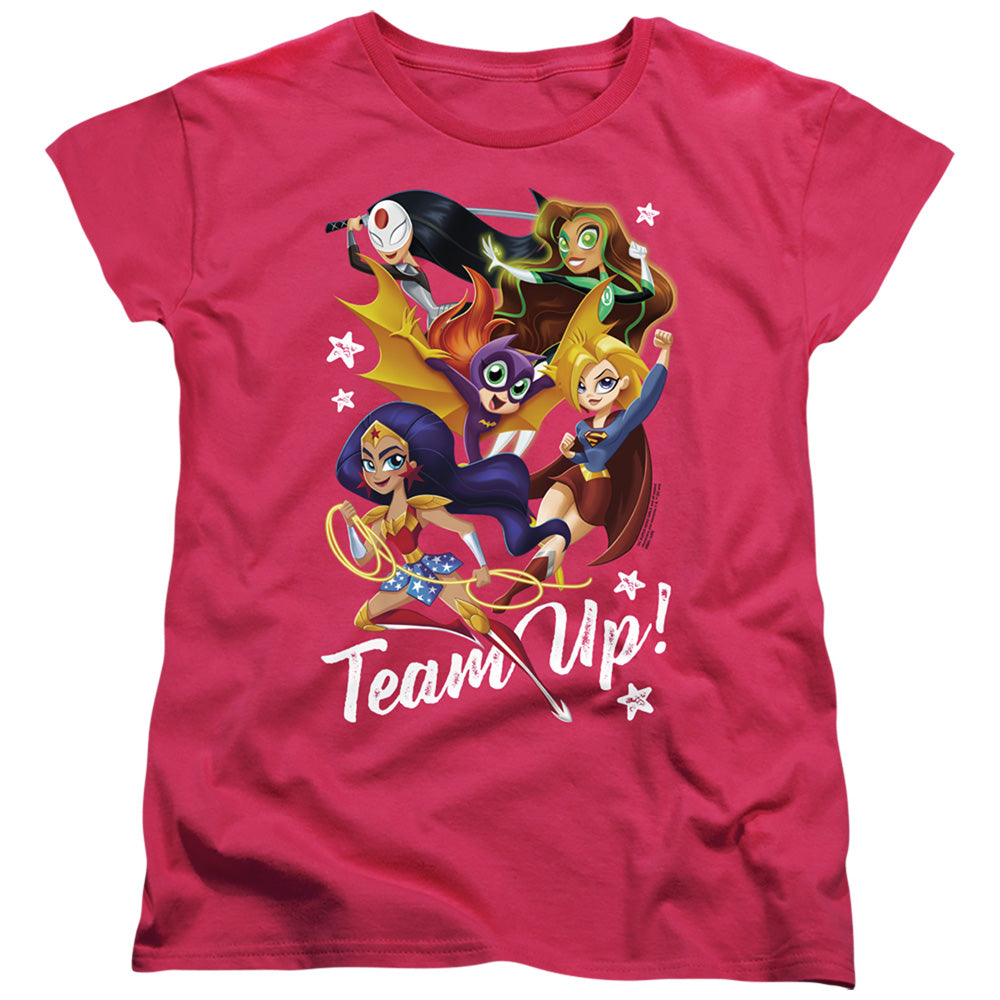 DC Super Hero Girls Team Up Womens T-Shirt