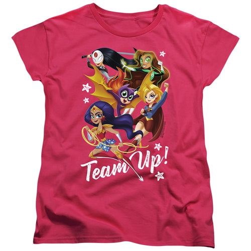 DC Super Hero Girls Team Up Womens T-Shirt