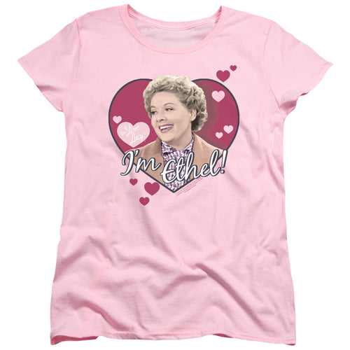 I Love Lucy Im Ethel Womens T-Shirt
