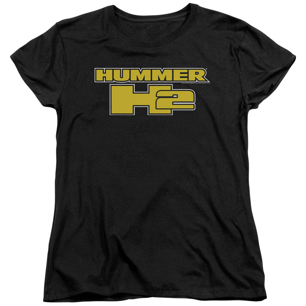 Hummer H2 Block Logo Womens T-Shirt