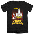 Pinky and the Brain Lab Flask V-Neck T-Shirt