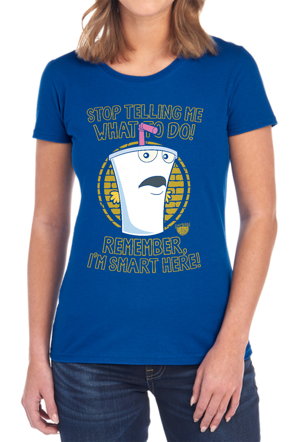 Aqua Teen Hunger Force Stop Womens T-Shirt
