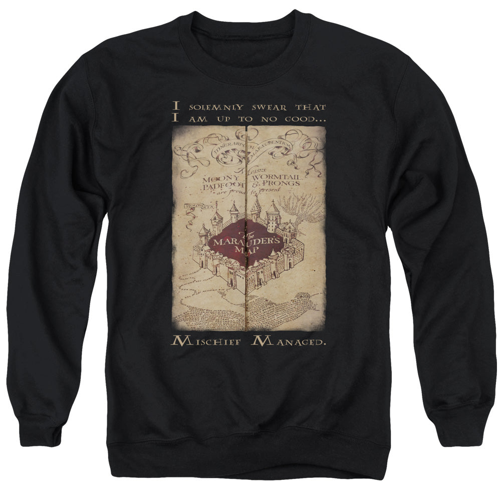 Harry Potter Marauders Map Words Crewneck Sweatshirt