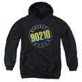Beverly Hills 90210 Color Blend Logo Black Youth Hoodie