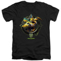 Transformers Bumblebee Circle Frame V-Neck T-Shirt