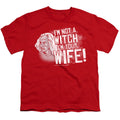 The Princess Bride Not a Witch Red Youth/Toddler T-Shirt