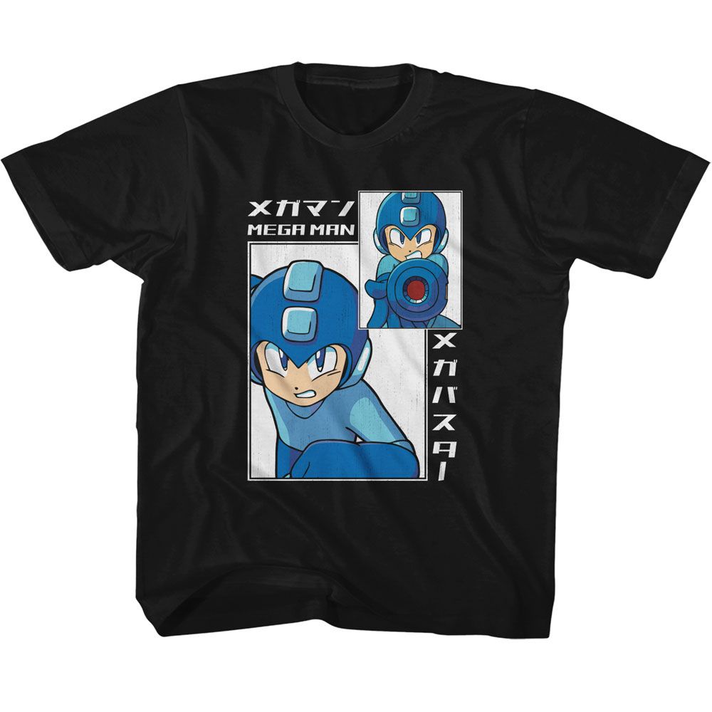 Mega Man Big and Small Rectangle Youth/Toddler T-Shirt