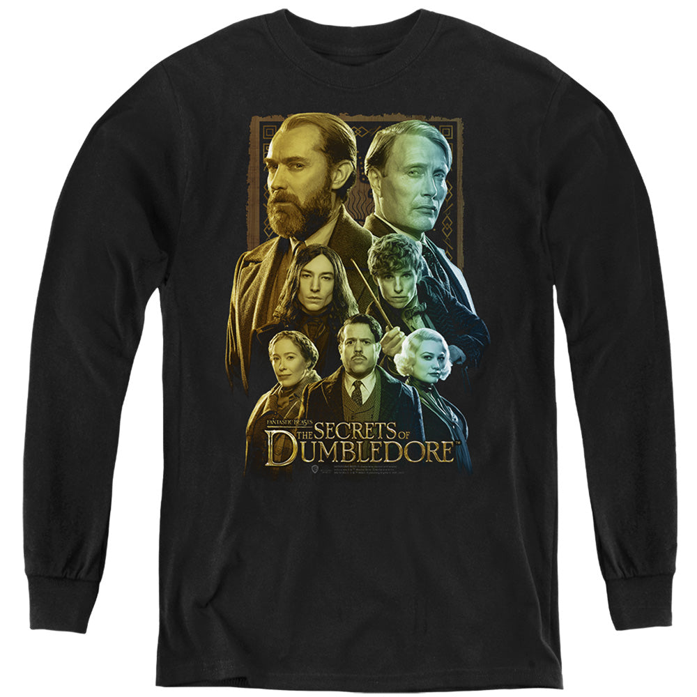 Fantastic Beasts Character Portraits Youth Long Sleeve T-Shirt
