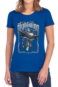 Batman Nightwing Biker Womens T-Shirt