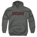 The Batman Logo with Red Bat Youth Hoodie