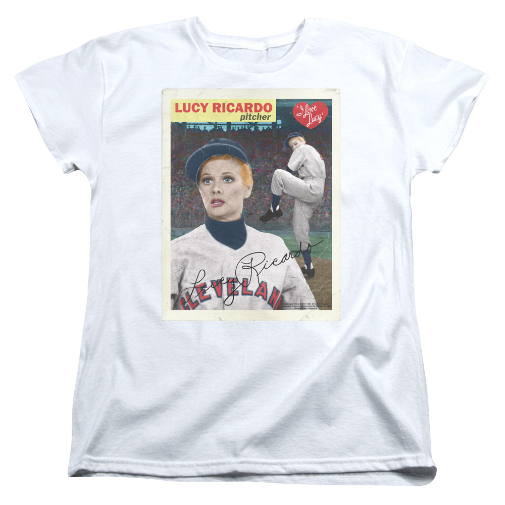 I Love Lucy Trading Card Womens T-Shirt