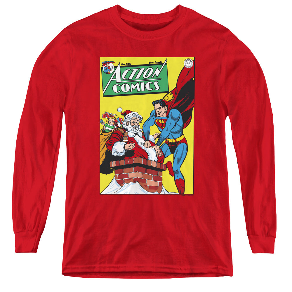 DC Comics Cover No. 105 Youth Long Sleeve T-Shirt
