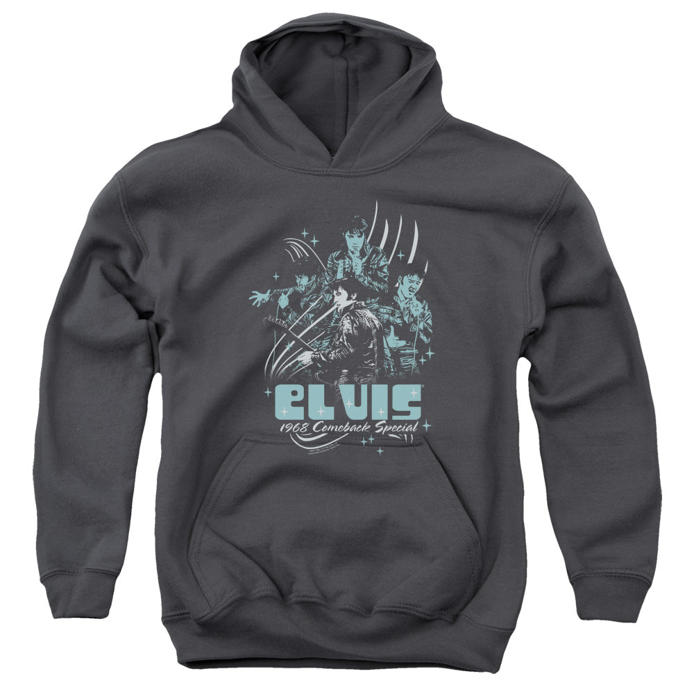 Elvis Presley 68 Leather Youth Hoodie