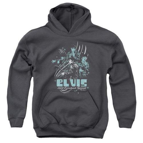 Elvis Presley 68 Leather Youth Hoodie