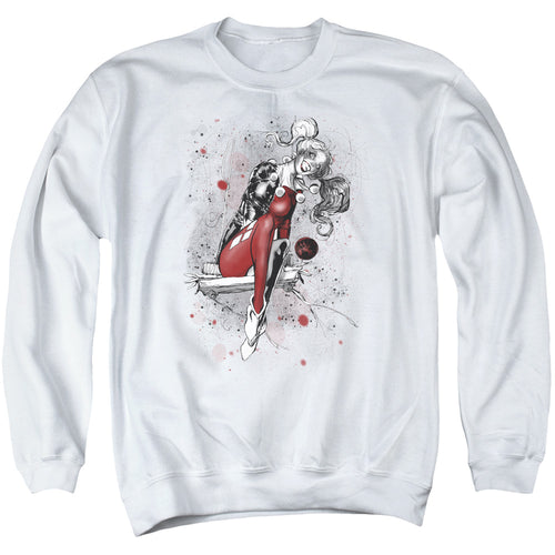 Justice League Harley Sketch Crewneck Sweatshirt