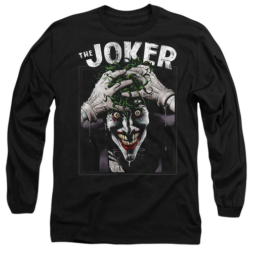 The Batman Crazed Joker Long Sleeve T-Shirt