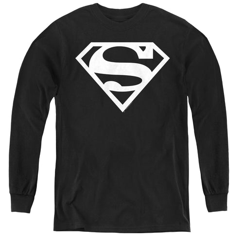 Superman Logo Youth Long Sleeve T-Shirt