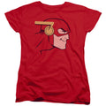 Justice League Cooke Head Womens T-Shirt
