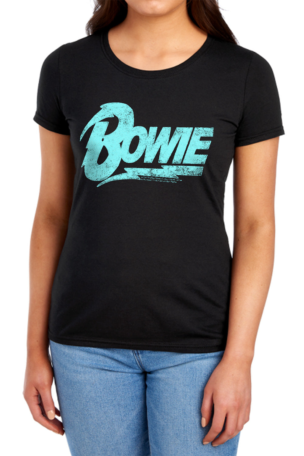 David Bowie Logo Womens T-Shirt