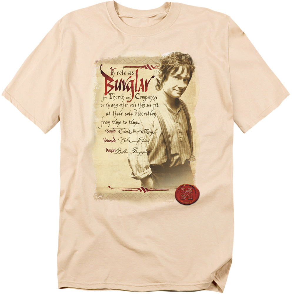 The Hobbit Burglar Contract T-Shirt