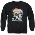 Betty Boop Welcome Las Vegas Crewneck Sweatshirt