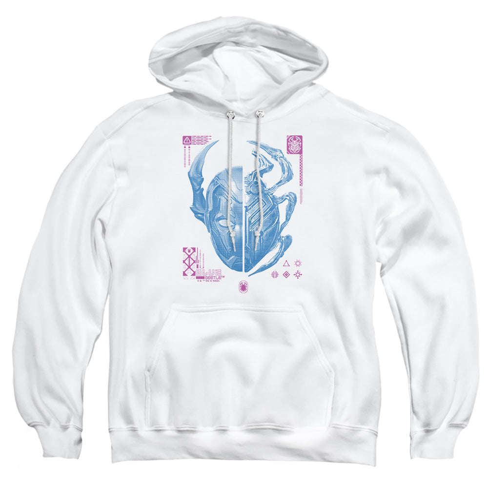 Blue Beetle Split Beetle Pullover Hoodie