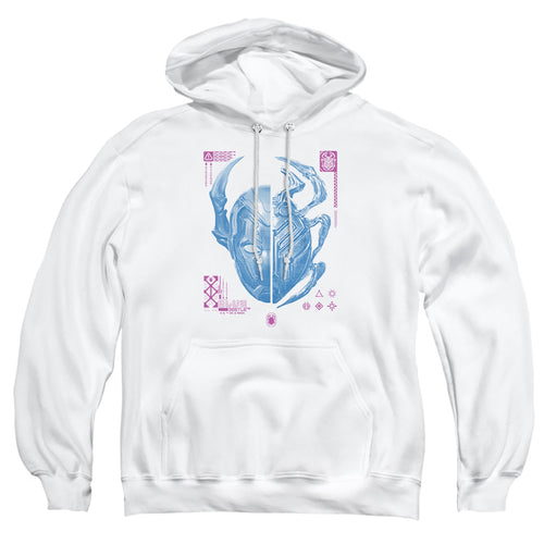 Blue Beetle Split Beetle Pullover Hoodie