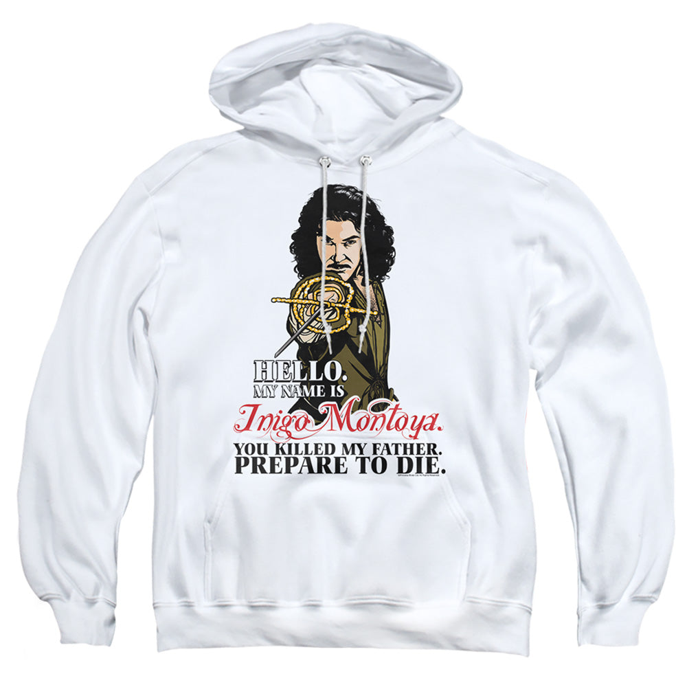 The Princess Bride Hello White Pullover Hoodie