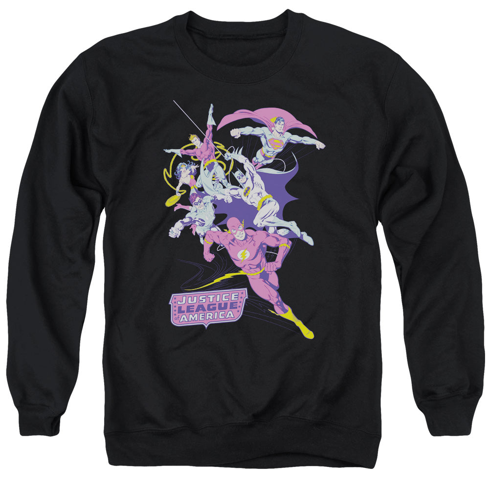 Justice League Colorful League Crewneck Sweatshirt