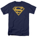 Superman Maize & Blue Shield Navy T-Shirt