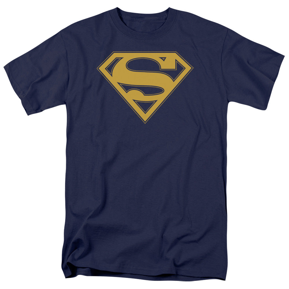 Superman Maize & Blue Shield Navy T-Shirt