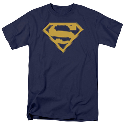 Superman Maize & Blue Shield Navy T-Shirt