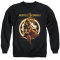 Mortal Kombat 11 Scorpion Flames Crewneck Sweatshirt