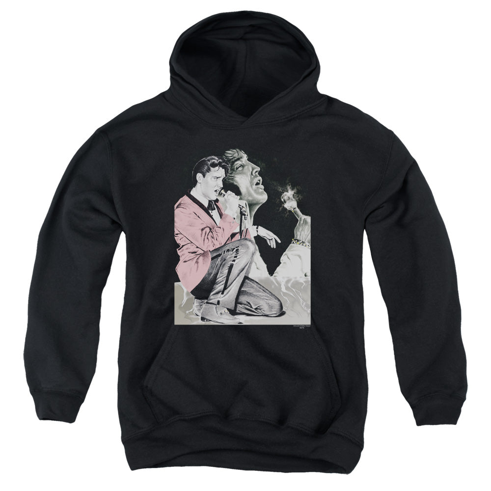 Elvis Presley Rock N Roll Smoke Youth Hoodie