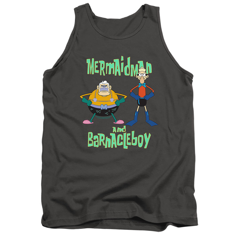 Spongebob Squarepants Mermaid Man and Barnacle Boy Tank Top