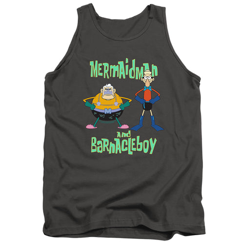 Spongebob Squarepants Mermaid Man and Barnacle Boy Tank Top