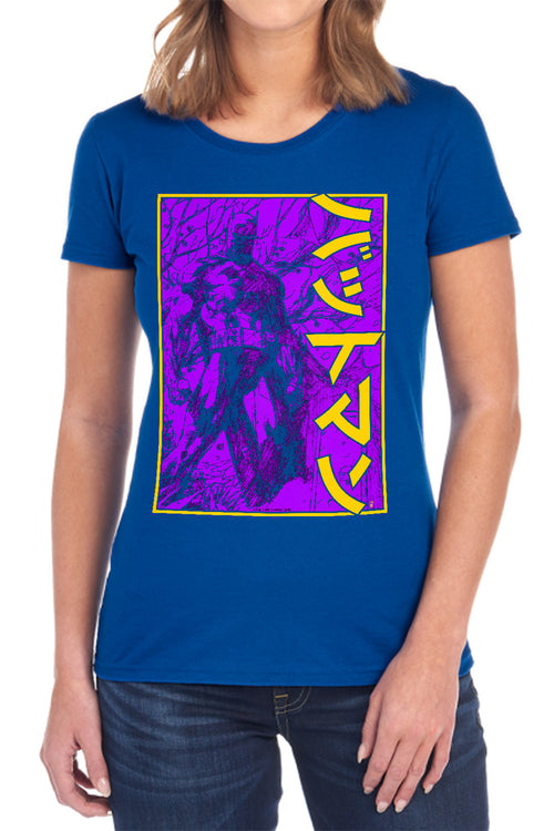 Batman Big Framed Kanji Womens T-Shirt