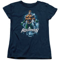 Justice League Water Powers Womens T-Shirt