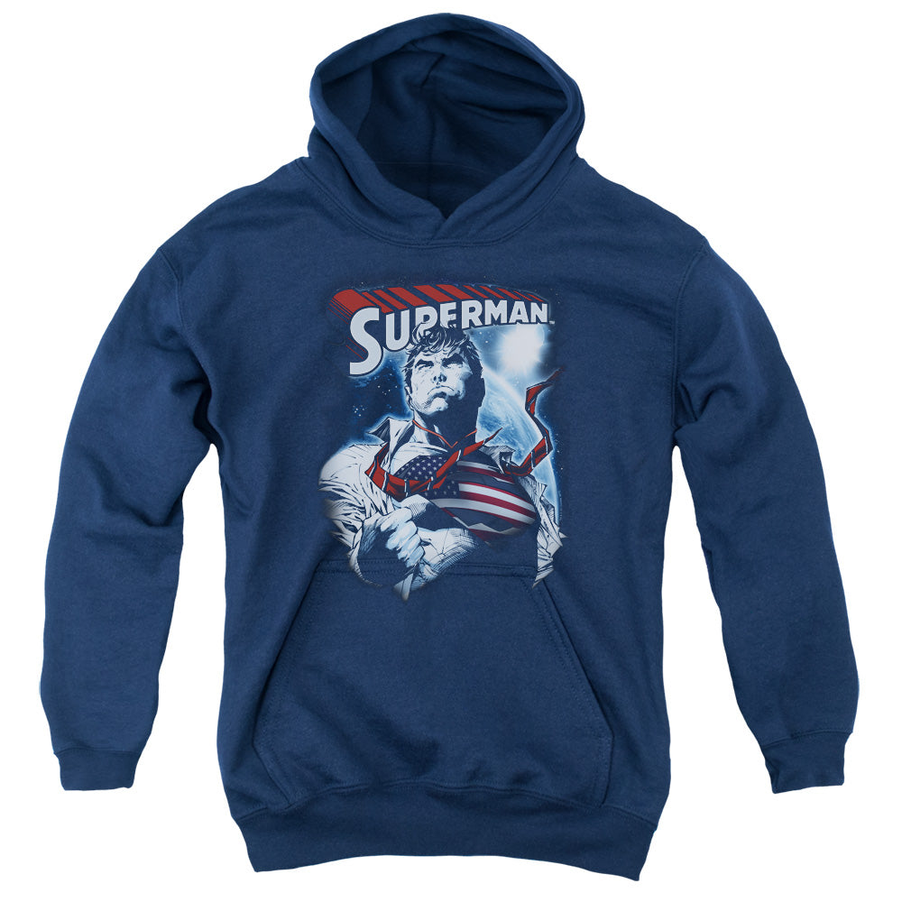 Superman Honor and Protect Youth Hoodie