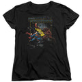 Superman Showdown Womens T-Shirt