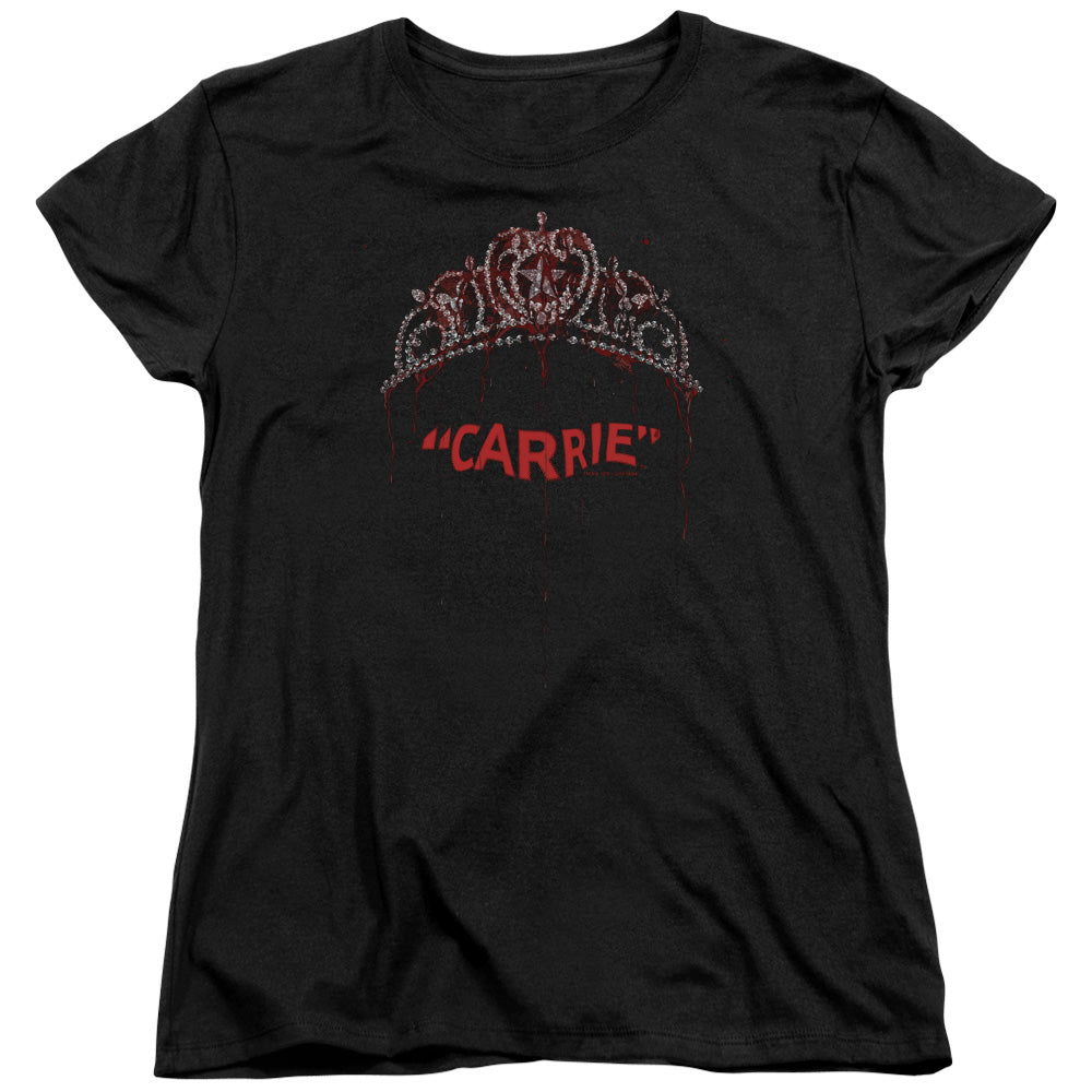Carrie Prom Queen Womens T-Shirt