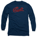 Chevy Chevrolet Script Distressed Long Sleeve T-Shirt