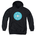 Green Lantern Blue Symbol Youth Hoodie